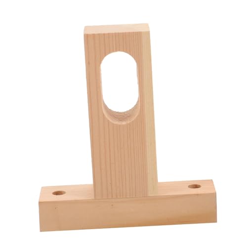 VALICLUD Holz Kleiderstangenhalter Deckenmontage Holz Kleiderstangenhalterung Robust Langlebig für Garderoben Stangen Kleiderstangenhalterungsbefestigung Möbelzubehör von VALICLUD