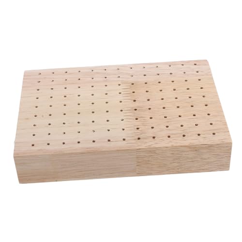 VALICLUD Holz Lebensmittel Spießhalter Rechteckiges Display Rack für Cake Pop Sticks und Snacks Effiziente Platznutzung Leicht Transportierbar für Partys und Einzelhandel von VALICLUD