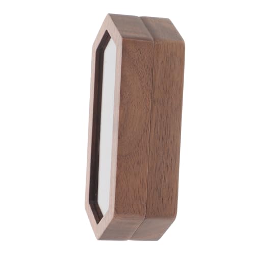 VALICLUD Holz Schmuckschatulle Ring Geschenkbox mit Doppel fächern Magnetisch Verschließbar Tragbare Ringbox für Verlobung Hochzeit und Schmuckaufbewahrung Kompakt und Robust VALICLUD Holz Schmuckschatulle Ring Geschenkbox mit Doppel fächern Magnetisch Verschließbar Tragbare Ringbox für Verlobung Hochzeit und Schmuckaufbewahrung Kompakt und Robust von VALICLUD