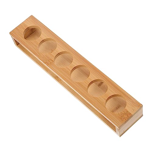 VALICLUD Holz Schnapsglas Halter Multifunktionaler Becher Organizer für Bar Restaurant und Zuhause für Aufbewahren und Präsentieren von Schnapsgläsern und Weingläsern von VALICLUD