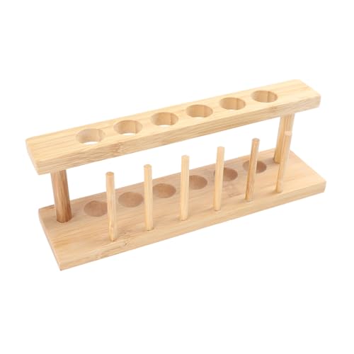 VALICLUD Holz Testrohrhalter Cocktail Becherständer Kreatives Bar Weinregal Multifunktionales Display für Cocktailgläser und Röhrchen Stabiles Weinhalter Regal für Bar Nachtclub Zuhause VALICLUD Holz Testrohrhalter Cocktail Becherständer Kreatives Bar Weinregal Multifunktionales Display für Cocktailgläser und Röhrchen Stabiles Weinhalter Regal für Bar Nachtclub Zuhause von VALICLUD
