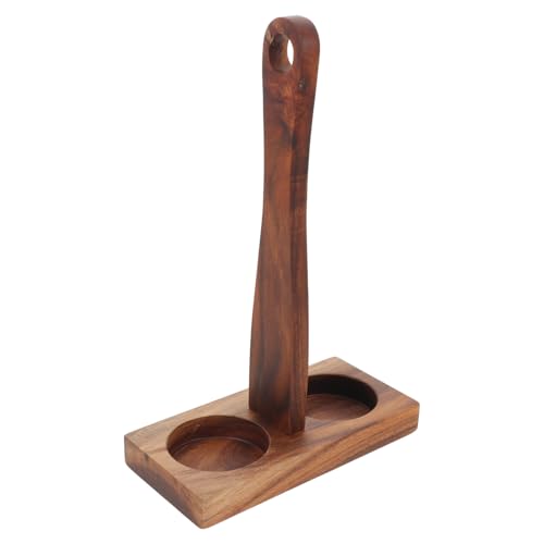 VALICLUD Holz-pfeffer-mühlen-tablett mit Griff Robustes Gewürzhalter-basis für Küchen Kompatibel mit Verschiedenen Pfeffer Salzgrindern Stilvolles Design Langlebig und Leicht zu Reinigen von VALICLUD