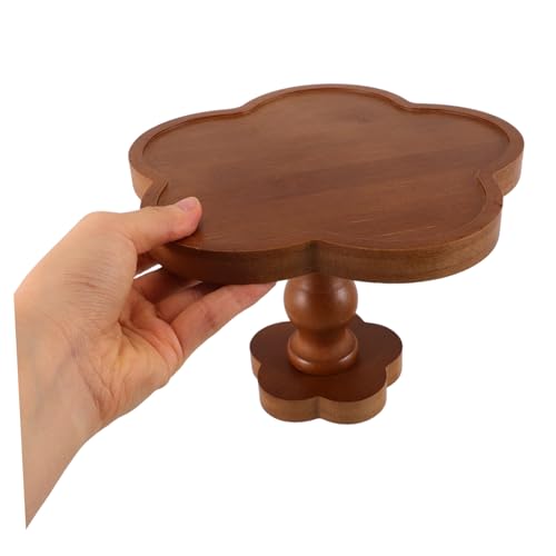 VALICLUD Holz-serviertablett Fußed Aromatherapie Tablett Dekoratives Schmuck Kerzen-Display Organizer für Ringe Schlüssel Accessoires Wohnzimmer von VALICLUD