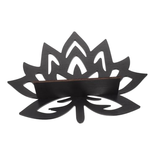 VALICLUD Holzregal Lotusblume Wandmontage Rustikales Eckregal Blumenförmiges Schweberegal für Wohnzimmer Küche Schlafzimmer Dekoration von VALICLUD