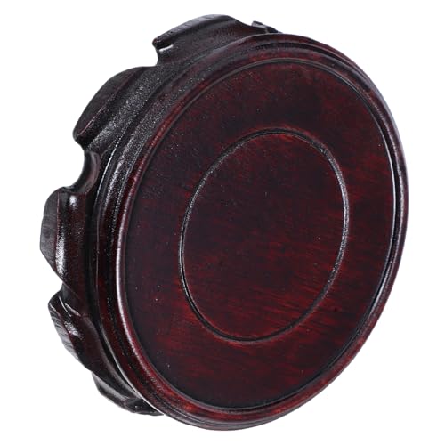 VALICLUD Holzsockel Rund Stabiler Pflanzenhalter aus Robustem Holz Vielseitiger Display ständer für Vasen Bonsai und Dekoration Holzdeko für Haus und Garten von VALICLUD