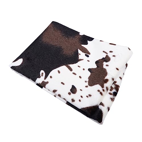 VALICLUD Imitation Cowhide Teppich Rutschfester Bodenbelag für Wohnzimmer und Schlafzimmer Multifunktional als Flächenteppich Türmatte oder Yogamatte Einzigartiges Design von VALICLUD