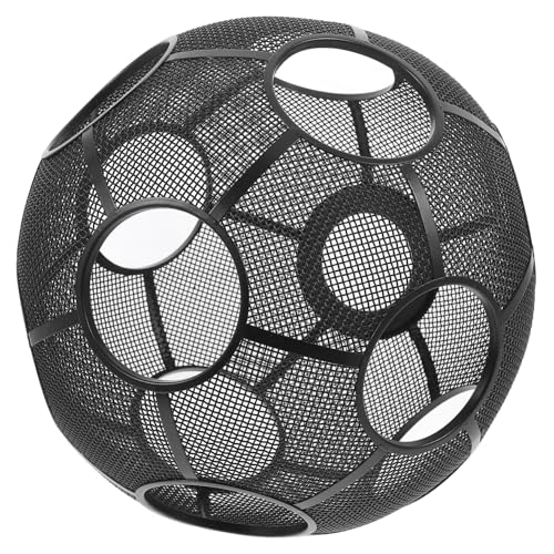 VALICLUD Industriedesign Kugel Lampenschirm aus Metall Hohe Lichtdurchlässigkeit Hängende Deckenleuchte Lampenabdeckung Retro Stil Für Hotel Bar Wohnzimmer Dekoration Schwarz VALICLUD Industriedesign Kugel Lampenschirm aus Metall Hohe Lichtdurchlässigkeit Hängende Deckenleuchte Lampenabdeckung Retro Stil Für Hotel Bar Wohnzimmer Dekoration Schwarz von VALICLUD