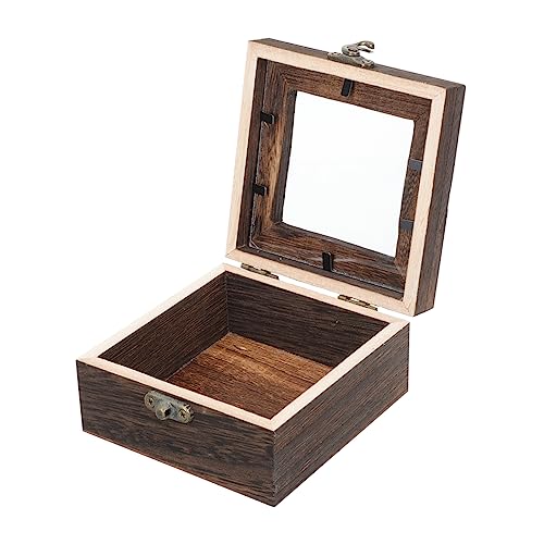 VALICLUD Insekten Schaukasten aus Holz mit Klarglasdeckel für Präsentation von Insektenproben Robustes Design und Perfektes für Sammler VALICLUD Insekten Schaukasten aus Holz mit Klarglasdeckel für Präsentation von Insektenproben Robustes Design und Perfektes für Sammler von VALICLUD