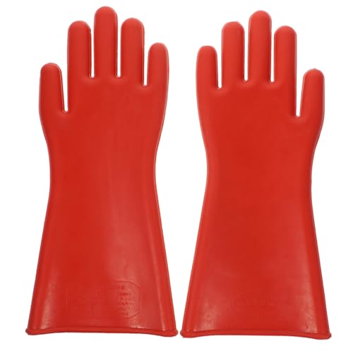 VALICLUD Isolierende Arbeitshandschuhe Hochspannung Gummi Schutzhandschuhe Elektrikerhandschuhe Ergonomisch Leicht Flexibel Für Elektroinstallateure Und Industrieeinsatz VALICLUD Isolierende Arbeitshandschuhe Hochspannung Gummi Schutzhandschuhe Elektrikerhandschuhe Ergonomisch Leicht Flexibel Für Elektroinstallateure Und Industrieeinsatz von VALICLUD