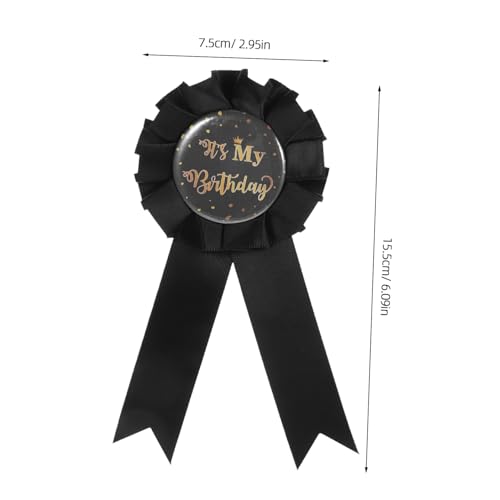 VALICLUD It's My Birthday Anstecknadel Wiederverwendbares Geburtstagsabzeichen für Erwachsene und Stilvolles Party Dekorationszubehör in Schwarz Gold Langlebig und Vielseitig für VALICLUD It's My Birthday Anstecknadel Wiederverwendbares Geburtstagsabzeichen für Erwachsene und Stilvolles Party Dekorationszubehör in Schwarz Gold Langlebig und Vielseitig für von VALICLUD
