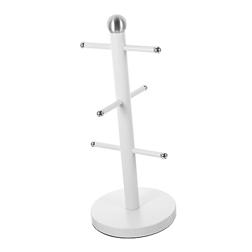 VALICLUD Kaffeebecherhalter Aus Stilvoller Tassenbaum Organizer Für Kaffeebar Platzsparender Becherständer Milchweiß Für Teetassen Und Kaffeebecher von VALICLUD