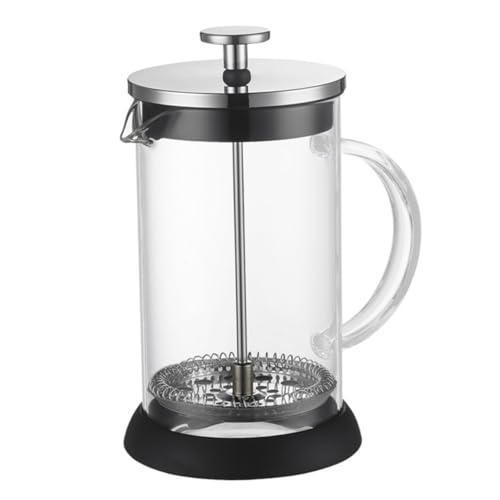 VALICLUD Kaffeepresse mit Teesieb Langlebiger Filteraufsatz Multifunktionaler Haushalts Kaffeekrug Sicherer Kaffeefilter für Heiße und Kalte Getränke Leicht zu Reinigen von VALICLUD