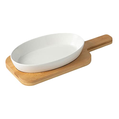 VALICLUD Keramik Backblech Hitzebeständige Antihaftbeschichtete Backform Mikrowellengeeignet Leicht Zu Reinigen Für Aufläufe Und Backwaren Haushaltsgeschirr in Weiß von VALICLUD