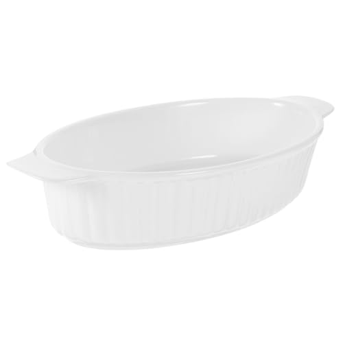 VALICLUD Keramik Backblech mit Doppelgriffen Hitzebeständige Auflaufform für Backofen und Mikrowelle Vielseitiges Anricht und Backtablett für Aufläufe Desserts und Snacks von VALICLUD