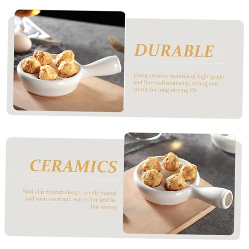 VALICLUD Keramik Escargot Backform Escargot Teller mit Ergonomischem Griff Hochwertige Keramik Glatte Oberfläche Vielseitig für Meeresfrüchte und Desserts Langlebig und Einfach zu Reinigen VALICLUD Keramik Escargot Backform Escargot Teller mit Ergonomischem Griff Hochwertige Keramik Glatte Oberfläche Vielseitig für Meeresfrüchte und Desserts Langlebig und Einfach zu Reinigen von VALICLUD