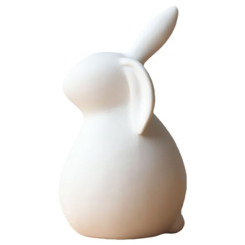 VALICLUD Keramik Hase Figur Kaninchen Figuren Hase Skulpture Kaninchen Statue Dekofigur Kinder Ornament für Wohnzimmer Schlafzimner Kinderzimmer Osterdeko Frühling Ornament Geschenk 13cm VALICLUD Keramik Hase Figur Kaninchen Figuren Hase Skulpture Kaninchen Statue Dekofigur Kinder Ornament für Wohnzimmer Schlafzimner Kinderzimmer Osterdeko Frühling Ornament Geschenk 13cm von VALICLUD