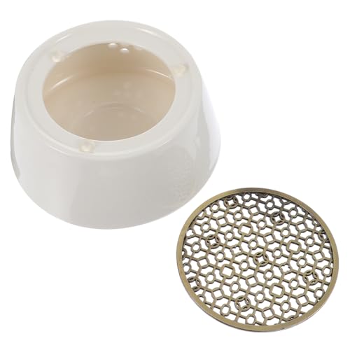 VALICLUD Keramik Teewärmer mit Hohlem Design Praktischer Tee heizbasis für Haushalt Hitzebeständig Leicht zu Reinigen Weißer Retro Teeofen für Aromatischen Teegenuss VALICLUD Keramik Teewärmer mit Hohlem Design Praktischer Tee heizbasis für Haushalt Hitzebeständig Leicht zu Reinigen Weißer Retro Teeofen für Aromatischen Teegenuss von VALICLUD