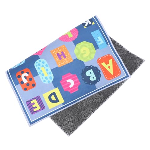 VALICLUD Kinderzimmer Teppich Hüpfspielmatte aus Strapazierfähigem Bunter Spielteppich für Jungen und Mädchen Rutschfestes Indoor Bodenmatte Dekorativ und Langlebig für Kindergarten und von VALICLUD