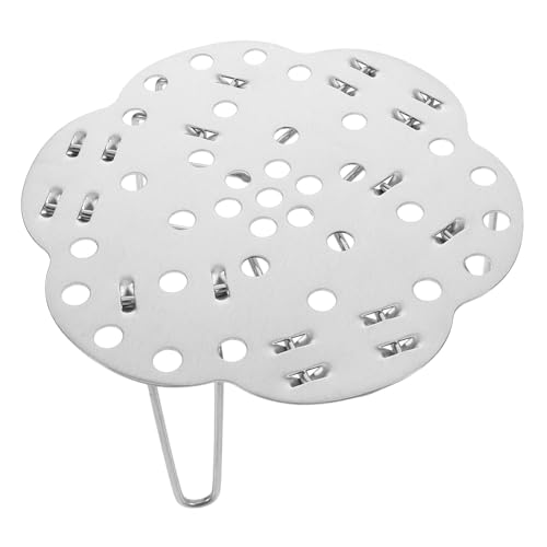 VALICLUD Klappbares aus Edelstahl Gefertigtes Dampfgarer Gestell mit Verstellbarer Vielseitig Einsetzbar als Dämpfeinsatz Topfuntersetzer und Abkühlgitter Robustes Kochzubehör für von VALICLUD