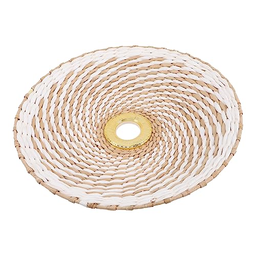 VALICLUD Kleiner Lampenschirm Fassung Retro Papiergewebter Lampenschirm für Deckenlampe Geeignet für Hotel Restaurant und Wohnzimmer Farbe VALICLUD Kleiner Lampenschirm Fassung Retro Papiergewebter Lampenschirm für Deckenlampe Geeignet für Hotel Restaurant und Wohnzimmer Farbe von VALICLUD