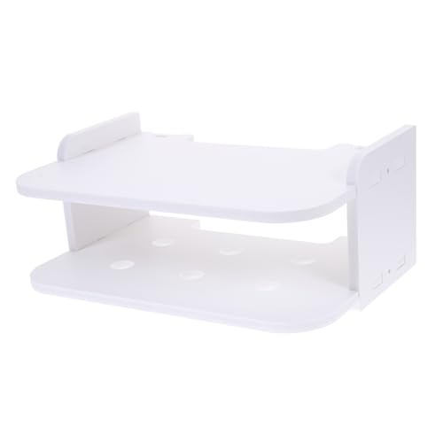 VALICLUD Kleines Wandregal Für Router Wandmontierte Aufbewahrungslösung Mit Belüftungsöffnungen Für Verbessertes Signal Für Schlafzimmer Und Badezimmerdekor VALICLUD Kleines Wandregal Für Router Wandmontierte Aufbewahrungslösung Mit Belüftungsöffnungen Für Verbessertes Signal Für Schlafzimmer Und Badezimmerdekor von VALICLUD