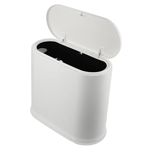 VALICLUD Kompakter Mülleimer mit Deckel Trash Can für Badezimmer Wohnzimmer und Vielseitiger Abfalleimer für Kleine Räume Design für Angenehmes Nutzerlebnis von VALICLUD