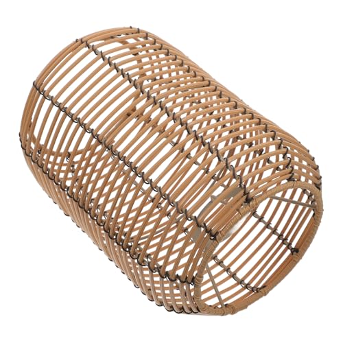 VALICLUD Kreativer Kunsthandwerk Rattan Lampenschirm Deckenleuchte Hängend Minimalistisches Design Weiches Warmes Licht für Esszimmer Wohnzimmer Farmhouse Stil VALICLUD Kreativer Kunsthandwerk Rattan Lampenschirm Deckenleuchte Hängend Minimalistisches Design Weiches Warmes Licht für Esszimmer Wohnzimmer Farmhouse Stil von VALICLUD