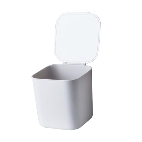 VALICLUD Kreativer Tischabfalleimer mit Flip Deckel Multifunktionaler Mülleimer für Büro Wohnzimmer und Küche Platzsparender Stabiler Abfallbehälter Weiß für Schreibtische Sammelbehälter VALICLUD Kreativer Tischabfalleimer mit Flip Deckel Multifunktionaler Mülleimer für Büro Wohnzimmer und Küche Platzsparender Stabiler Abfallbehälter Weiß für Schreibtische Sammelbehälter von VALICLUD