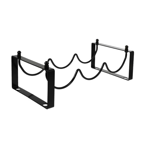 VALICLUD Weinregal Aus Metall Weinflaschenregal Stapelbar Weinlagerregal Für Zuhause Weinhalter Als Dekoration Weinorganizer Aus Hochwertigem Metallmaterial von VALICLUD