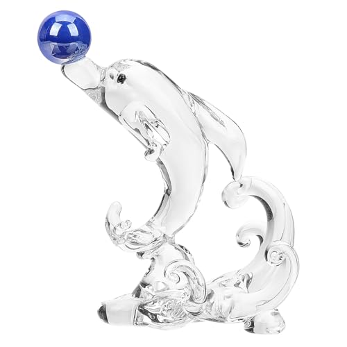 VALICLUD Kristallklarer Delfin Dekofigur Desktop Ornamente Einzigartige Glatte Oberfläche Modisch Künstlerisch für Wohnzimmer Büro Restaurant Transparente Miniatur delfinstatue VALICLUD Kristallklarer Delfin Dekofigur Desktop Ornamente Einzigartige Glatte Oberfläche Modisch Künstlerisch für Wohnzimmer Büro Restaurant Transparente Miniatur delfinstatue von VALICLUD