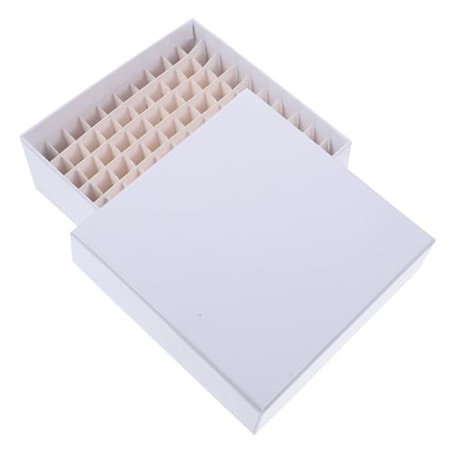 VALICLUD Kryogene Papier aufbewahrungsbox für Mikrozentrifugenröhrchen Fächer Stabile Labor probenhalterung für Gefrierlagerung und Probentransport VALICLUD Kryogene Papier aufbewahrungsbox für Mikrozentrifugenröhrchen Fächer Stabile Labor probenhalterung für Gefrierlagerung und Probentransport von VALICLUD