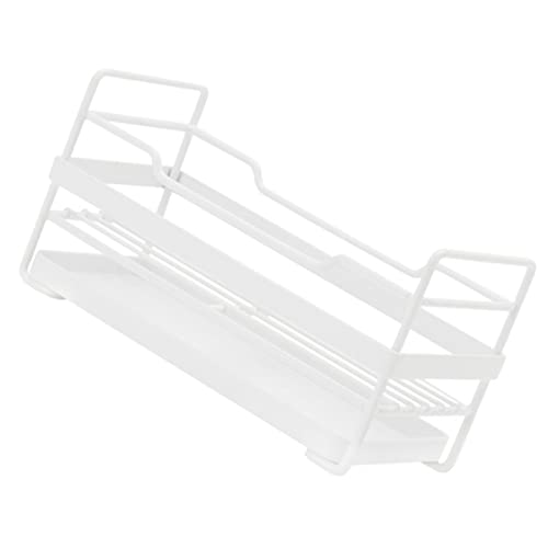 VALICLUD Küchenablage mit Abtropftray Multifuntionales Organizer Regal für Küche Bad und Büro Stabiler Küchenregal Halter Weiß für Geschirr und Utensilien VALICLUD Küchenablage mit Abtropftray Multifuntionales Organizer Regal für Küche Bad und Büro Stabiler Küchenregal Halter Weiß für Geschirr und Utensilien von VALICLUD