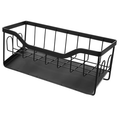 VALICLUD Küchenspüle Organizer Schwammhalter mit Abtropfschale Platzsparend Kompakt Schwarz für Spüle und Geschirrtuchhalter Alltagstauglich Modernes Design Einfache Aufbewahrung VALICLUD Küchenspüle Organizer Schwammhalter mit Abtropfschale Platzsparend Kompakt Schwarz für Spüle und Geschirrtuchhalter Alltagstauglich Modernes Design Einfache Aufbewahrung von VALICLUD