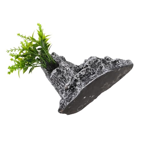 VALICLUD Künstlicher Aquarium Felsen Dekoration Leichte Sichere Fischbecken Simulation Felslandschaft Vielseitige Miniatur Garten Ornamente für Aquarium und Bonsai Gestaltung von VALICLUD