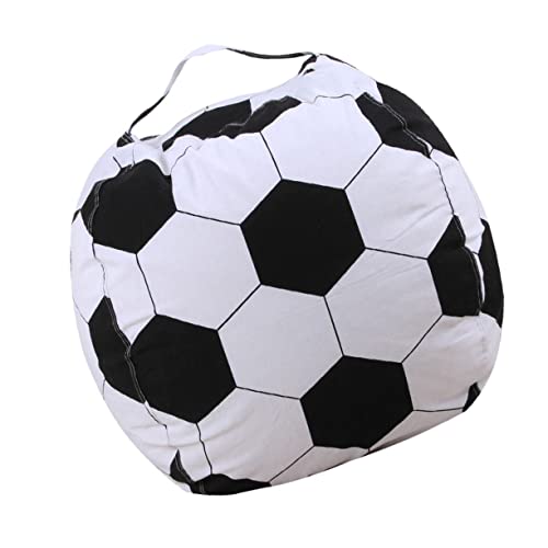 VALICLUD Kuscheltier Aufbewahrungssack mit Fußballmuster Sitzsack für Füllbar Kleidung Bequemer Pouf für Kinderzimmer Hochwertiges zum Entspannen VALICLUD Kuscheltier Aufbewahrungssack mit Fußballmuster Sitzsack für Füllbar Kleidung Bequemer Pouf für Kinderzimmer Hochwertiges zum Entspannen von VALICLUD