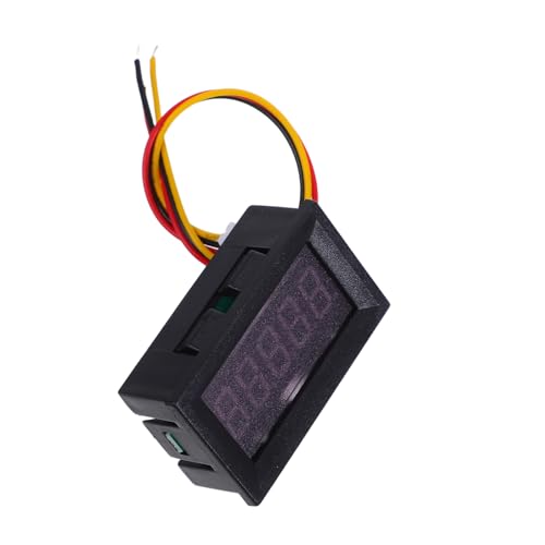 VALICLUD LCD Voltmeter Messgerät für Elektronik Labormessungen Spannungsanzeige mit Hoher Genauigkeit Plus und Minusspannung Messen Kompakt und Zuverlässig von VALICLUD