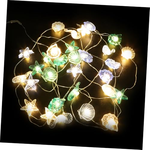VALICLUD LED Lichterkette mit Meeresmotiven Flexible USB Innenbeleuchtung Dekorative Nautische Stranddeko mit Seestern Muschel und Warmweißes Licht für Party und Zuhause VALICLUD LED Lichterkette mit Meeresmotiven Flexible USB Innenbeleuchtung Dekorative Nautische Stranddeko mit Seestern Muschel und Warmweißes Licht für Party und Zuhause von VALICLUD