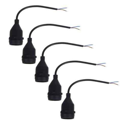 VALICLUD Lampenfassung Vollversiegelt Vintage Retro Stil Pendelleuchte Lampensockel für Außenbereich Robuste Deckenleuchte DIY Lichtteile von VALICLUD