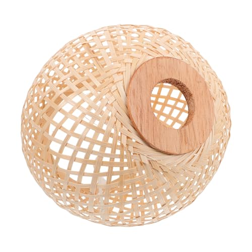 VALICLUD Lampenschirm Vintage Stil Handgewebter Lampenschirm für Tischlampe Deckenlampe Rustikale Tischleuchte Dekoration für Wohnzimmer Schlafzimmer von VALICLUD
