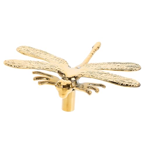VALICLUD Libellenförmiger Messing Schrankknopf Pvd Gold Küchen Kleiderschrankgriff Möbelgriff Schubladenknopf für Kommode und Tür VALICLUD Libellenförmiger Messing Schrankknopf Pvd Gold Küchen Kleiderschrankgriff Möbelgriff Schubladenknopf für Kommode und Tür von VALICLUD