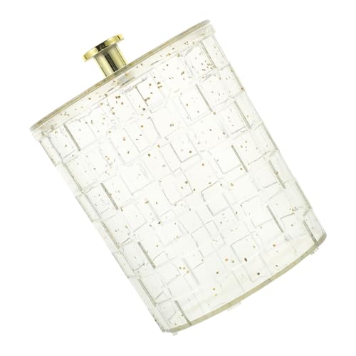 VALICLUD Lidded Cotton Swab Box Pet Staubschutz Organizer für Wattepads Wattestäbchen Makeup Schwämme Kosmetikbehälter Kompakt Platzsparend für Badezimmer und Schminktisch von VALICLUD