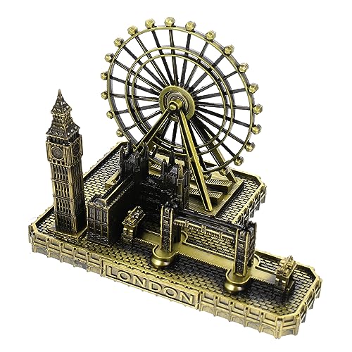 VALICLUD London Tower Bridge Modell Dekoration Big Uhrturm Statue für Schreibtisch für Zuhause Büro und Hochwertiges Architektur Modell als Britisches Souvenir von VALICLUD