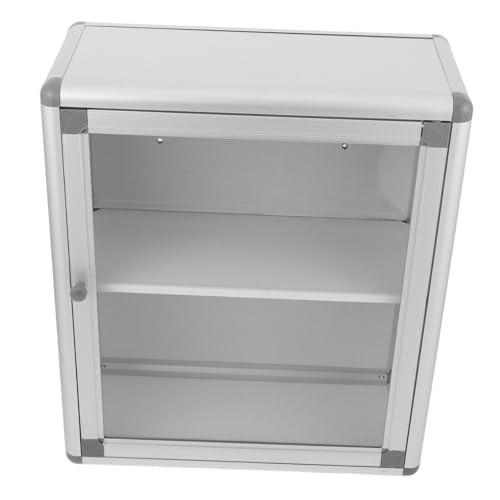 VALICLUD Medikamentenbox zur Wandmontage wandmontierte Boxen tragbare Mauermedizinbehälter Bad Lagerung Organizer der Wandmontage Medizin Tablethülle Legierung Silber VALICLUD Medikamentenbox zur Wandmontage wandmontierte Boxen tragbare Mauermedizinbehälter Bad Lagerung Organizer der Wandmontage Medizin Tablethülle Legierung Silber von VALICLUD