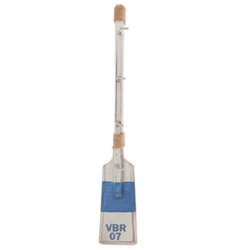 VALICLUD Mediterraner Wandhaken aus Holz im Paddeldesign Dekorativer Kleiderhaken Blau für Küche Bad Schlafzimmer und Platzsparend und Strapazierfähig von VALICLUD