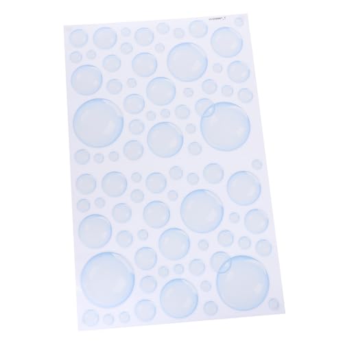 VALICLUD Meerjungfrau Bubble Wandsticker Selbstklebend Abnehmbar Bunte Blasen Muster Wanddeko für Wohnzimmer Schlafzimmer Kinderzimmer Badezimmer Einfache Anwendung Schadstofffrei von VALICLUD