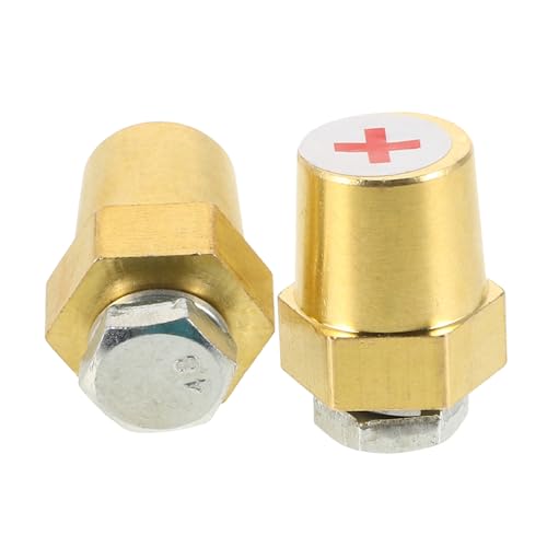 VALICLUD Messing Batterie Anschlussadapter Gewindebolzen Batterieklemmen Schnellinstallation Passend für Auto Batterien Plus Minus Pol Verlängerung VALICLUD Messing Batterie Anschlussadapter Gewindebolzen Batterieklemmen Schnellinstallation Passend für Auto Batterien Plus Minus Pol Verlängerung von VALICLUD