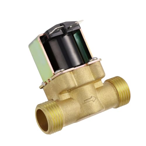 VALICLUD Messing Magnetventil Dc Schnellanschluss Normalerweise Geschlossen Wassersteuerungsventil für Warm Kaltwasser mit Leckageschutz und Verschleißfestigkeit von VALICLUD