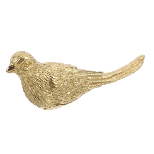 VALICLUD Messing Vogel Schrankgriff Vintage Kupfer Optik Möbelknauf für Küchenschränke Kommoden Schlafzimmer Vielseitig Einsetzbar Einfache Montage von VALICLUD