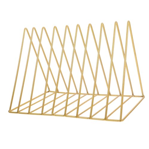 VALICLUD Metall Buchhalter Dreieck Bücherregal Desktop Organizer Modern Design Für Büro Zuhause Aktenablage Buchstütze Regal Halter Gold Groß VALICLUD Metall Buchhalter Dreieck Bücherregal Desktop Organizer Modern Design Für Büro Zuhause Aktenablage Buchstütze Regal Halter Gold Groß von VALICLUD