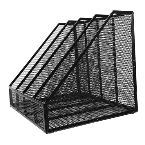 VALICLUD Metall Mesh Dateiablage mit Fächern Robuster Dokumenten und Zeitschriftenhalter für Büroorganisation und Schreibtisch Ablage für Zuhause und Büro VALICLUD Metall Mesh Dateiablage mit Fächern Robuster Dokumenten und Zeitschriftenhalter für Büroorganisation und Schreibtisch Ablage für Zuhause und Büro von VALICLUD